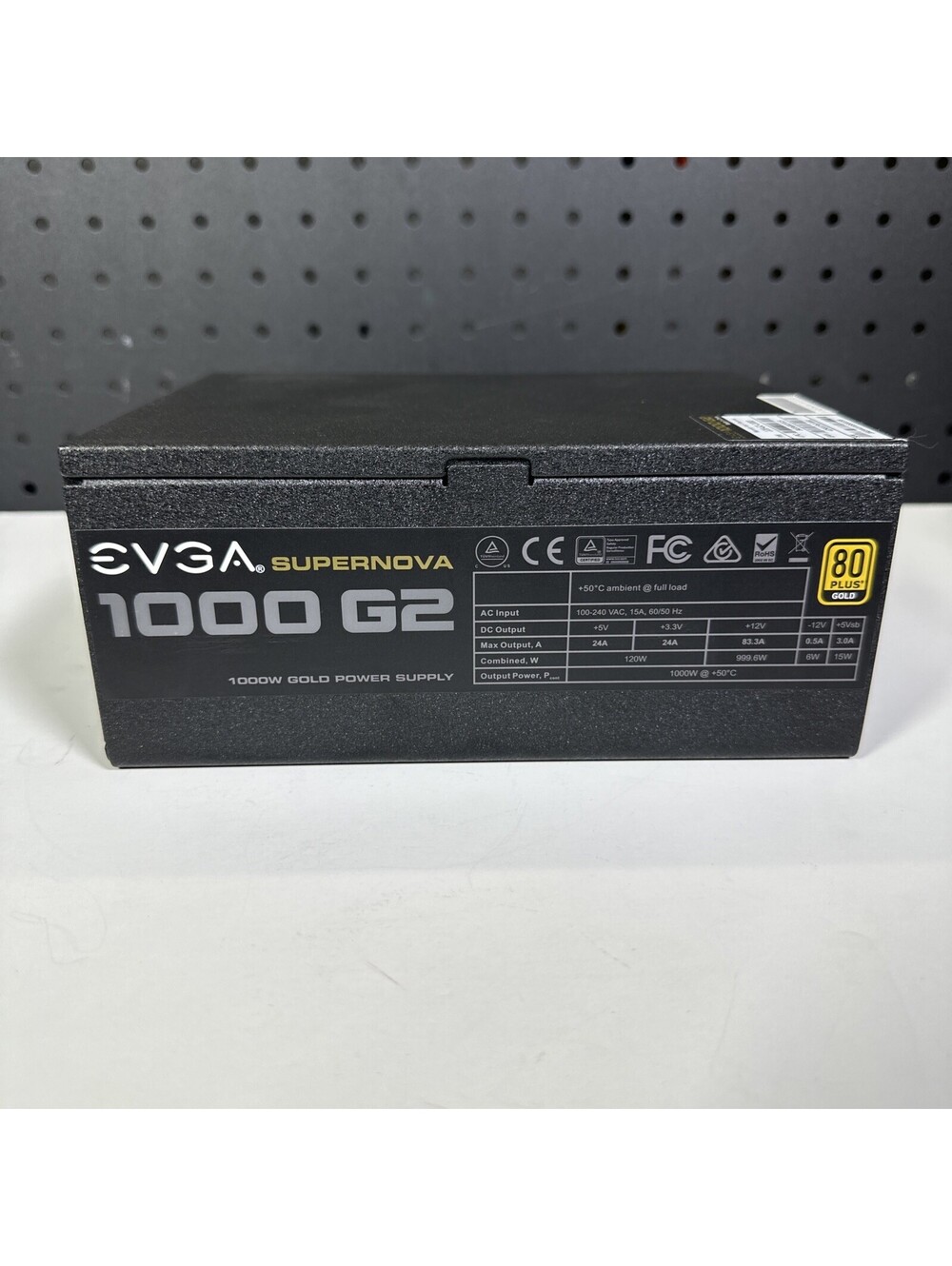 EVGA SuperNova 1000 G2 1000w 80 PLUS GOLD ATX Power Supply No Cables